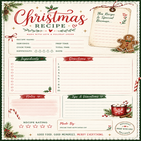 Made With Love Recipe Keepsake™