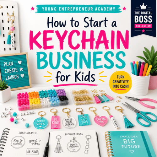 How To Start A Keychain Business for Kids - Digital Boss Collection®