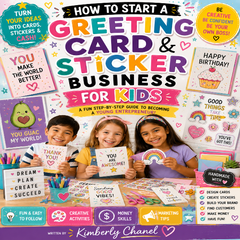 Kids: How To Start A Greeting Card and Sticker Business