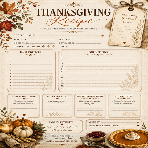Made With Love Recipe Keepsake™