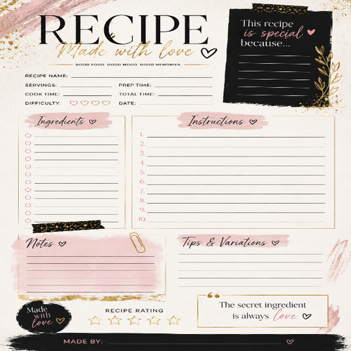 Made With Love Recipe Keepsake™