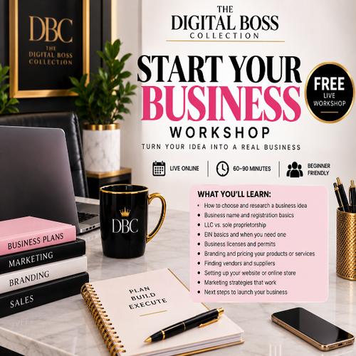 Start Your Business Workshop: Free Webinar